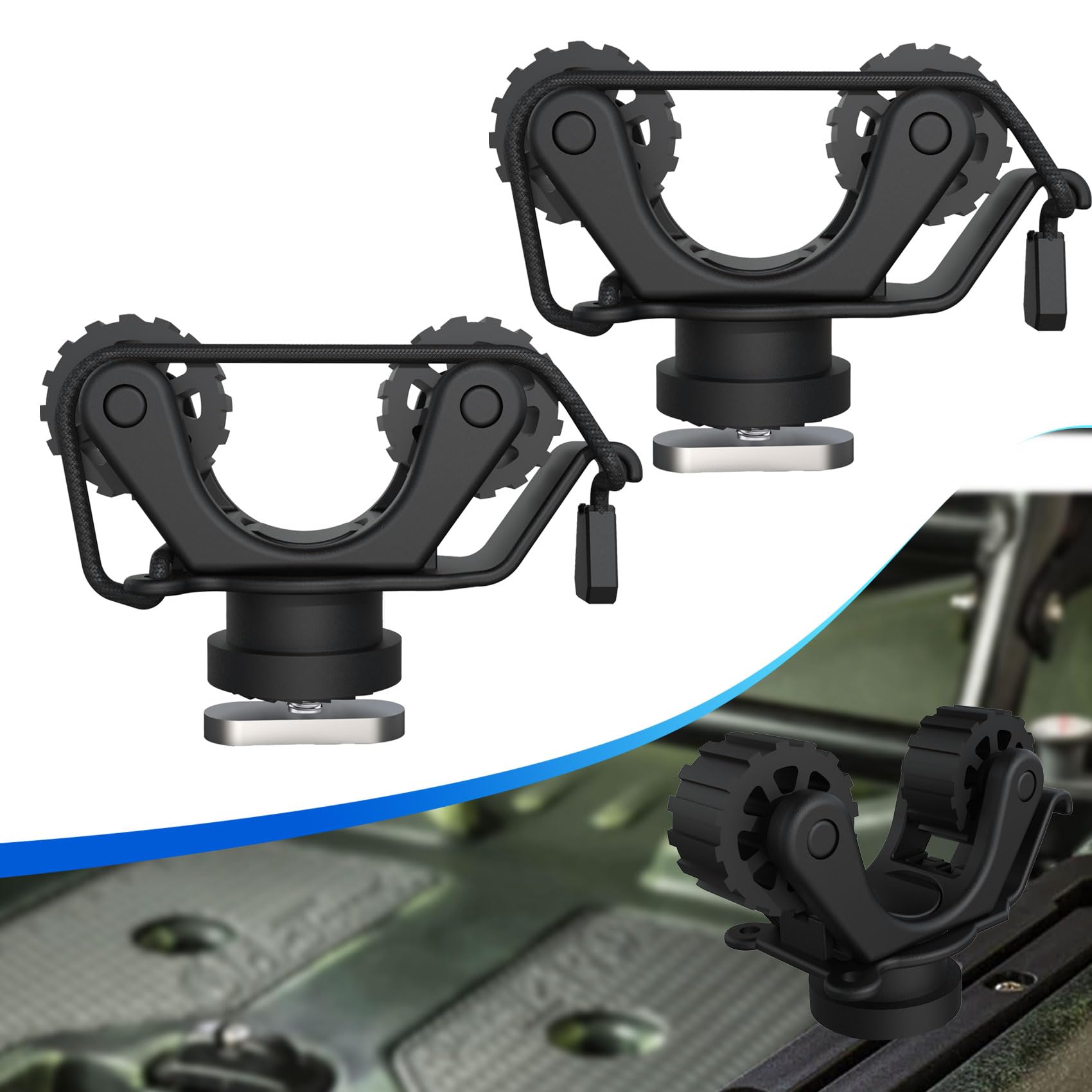 Fishing Kayak Rod Holder - Kajakrail Peddelhouder Kajak Track Mount Accessoires