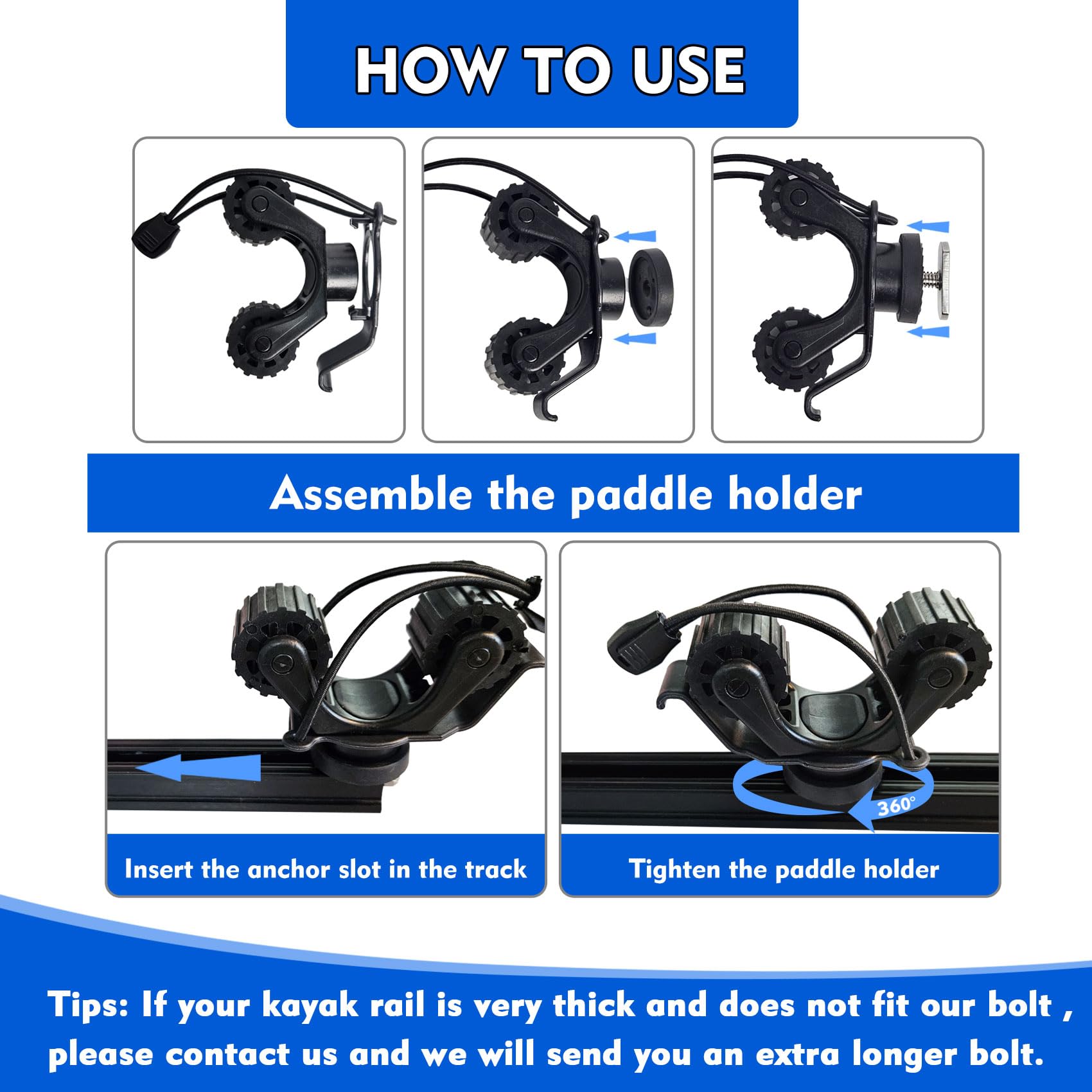 Kajakrail Peddelhouder Kajak T - Fishing Kayak Rod Holder recensie en prijs