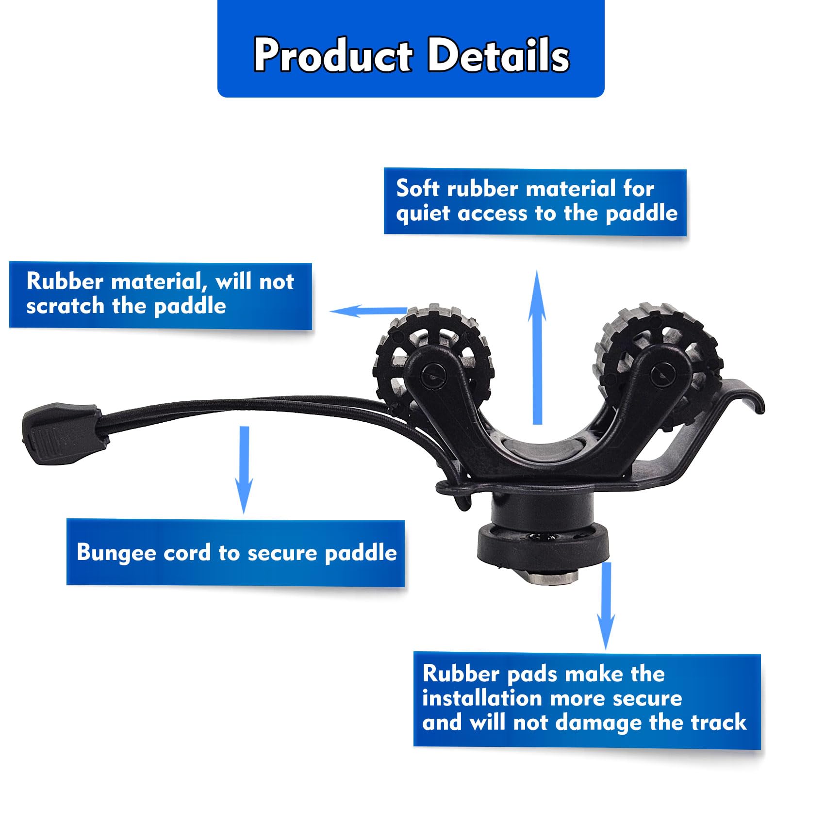 Kajakrail Peddelhouder Kajak T - Fishing Kayak Rod Holder recensie en prijs
