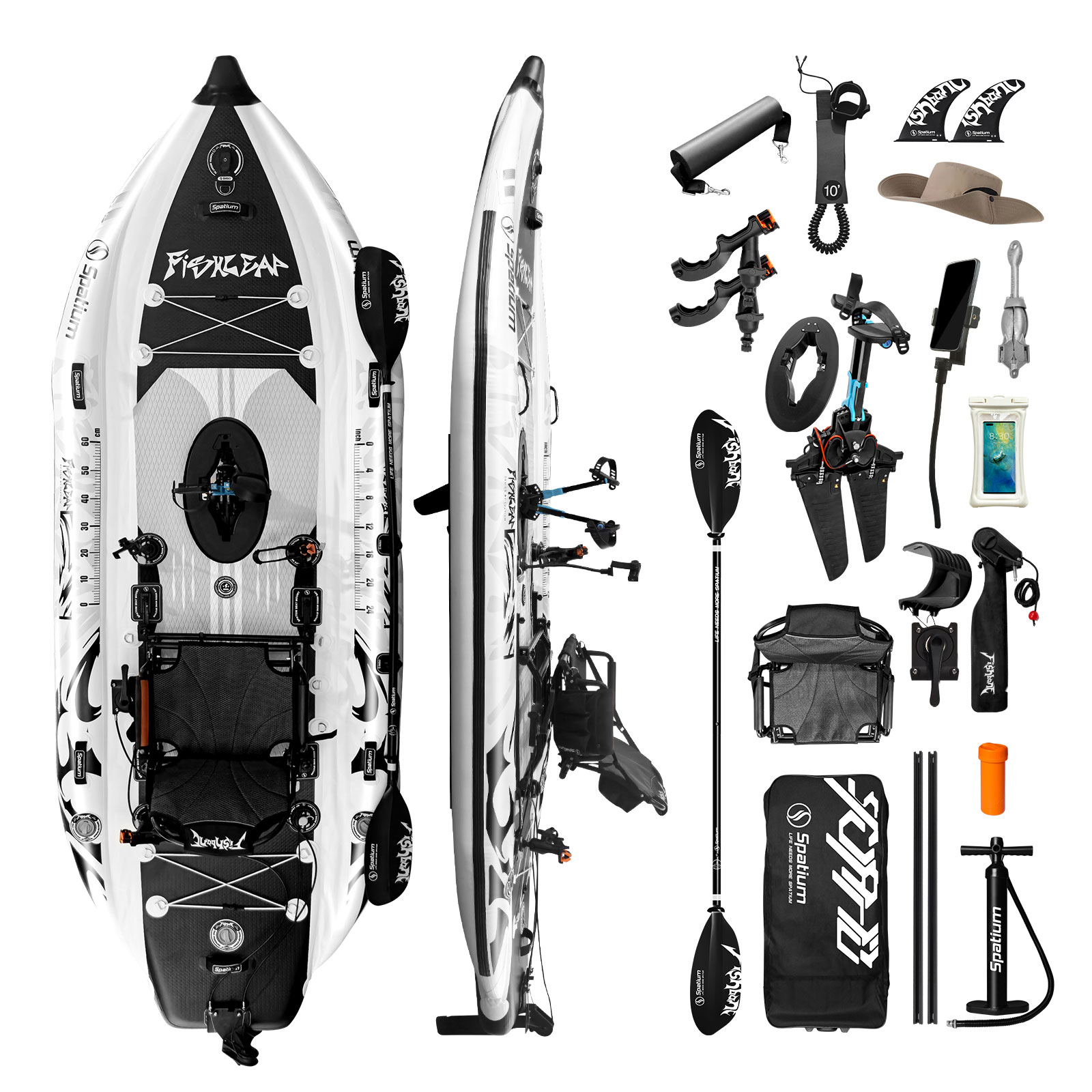 Spatium 11.5ft Flipper Pedal D - Fishing Kayak Seat recensie en prijs